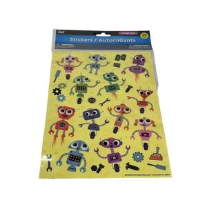 JOT 25 stickers googly eye‎ crafts scrapbook art ROBOTS